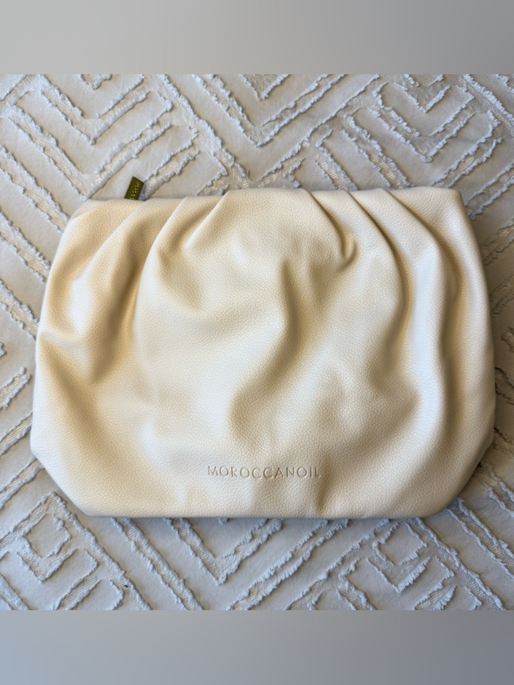 Moroccanoil Cream Makeup Bag